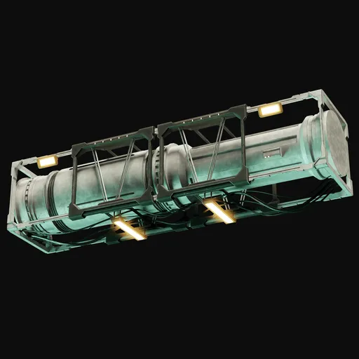Sci-Fi Tubes & Cable Pack and structure