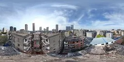 Abandoned City Sunset HighSky