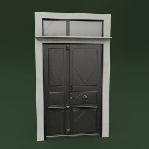 Classic Double Front Door