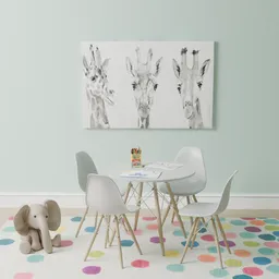 Kids Playroom Interior Scene