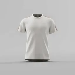 Two-Tone Shoulder T-Shirt