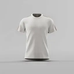 Two-Tone Shoulder T-Shirt