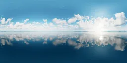 Crystal Blue Midday Clouds