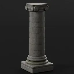 Stone Pillar Column Medium