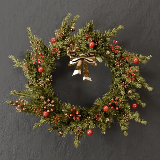 SJ-red wreath