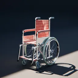 Red Wheelchair