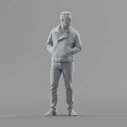 Lowpoly Male Standing