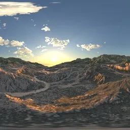 Mountain clouds warm