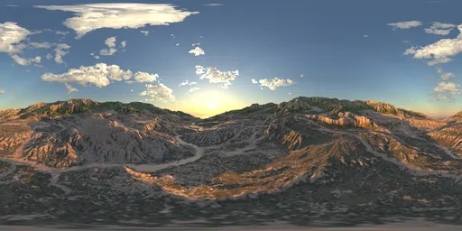 Mountain clouds warm