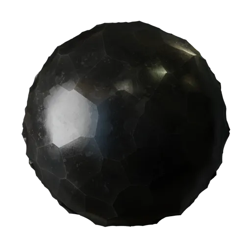 Black structured plastic