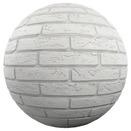 White Painted Brick Wall