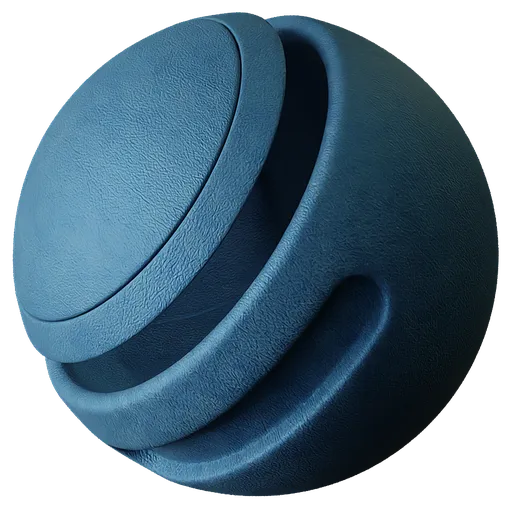 Leather Blue