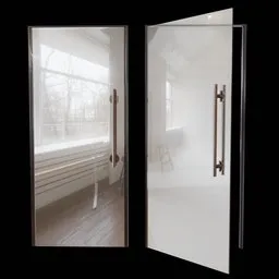 Glass door