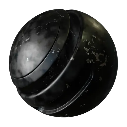 Black Chipped Metal