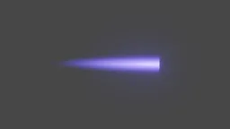 Detailed 3D rocket thrust flame with dynamic animation for spacecraft models in Blender.