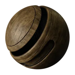 Wood Distress Varnished Dark