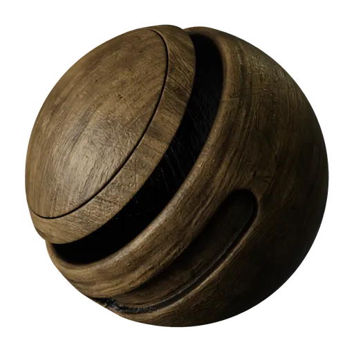 Wood Distress Varnished Dark