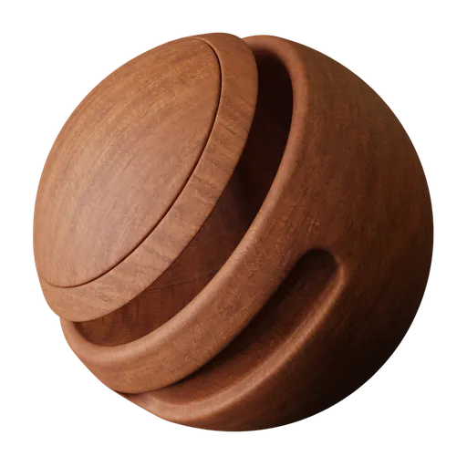 Exotic Satin varnished wood