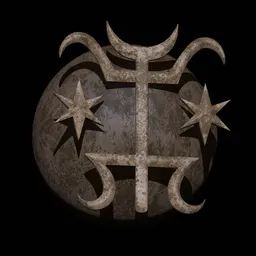 Rokviz Ancient ornament symbol brush