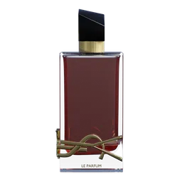 Detailed 3D model of a perfume bottle, featuring realistic textures and materials, ideal for Blender rendering.