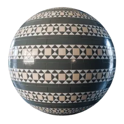 Victorian Mosaic Border Tiles