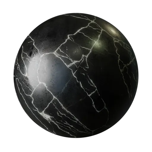 Rough Black Marble