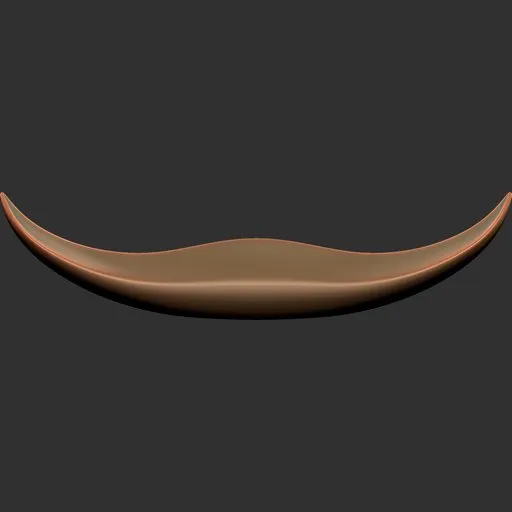 ER Ornament Brush 37 imprint for 3D modeling, ideal for detailing war or decorative 3D equipment surfaces.