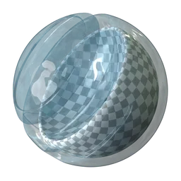 High-quality transparent ecologic bottle plastic PBR material for Blender 3D with a procedural single-node setup.