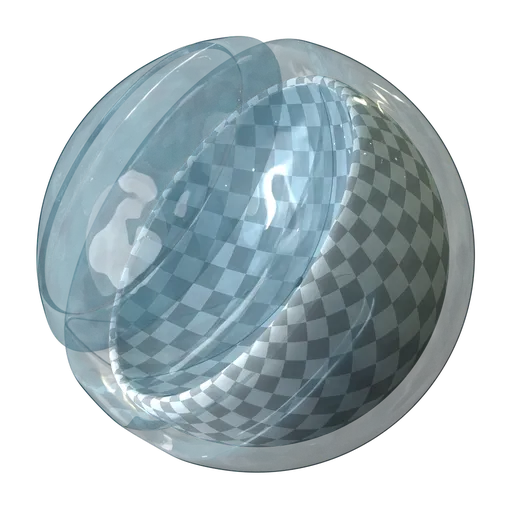 High-quality transparent ecologic bottle plastic PBR material for Blender 3D with a procedural single-node setup.