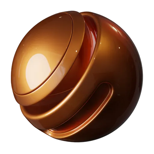 Metallic Orange Car Paint