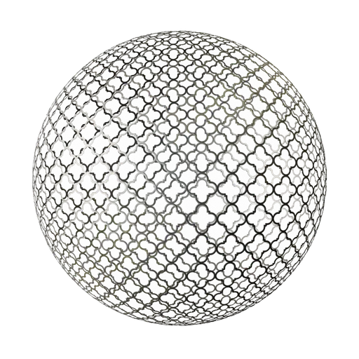 Ornamental Lattice Metal