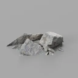 Basalt Rocks Volcanic PBR Scan I