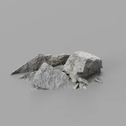 Basalt Rocks Volcanic PBR Scan I