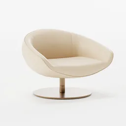 Restoration Hardware Lanzo Swivel Chair