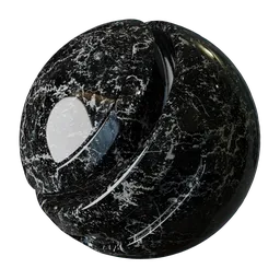 Black Veined Marble