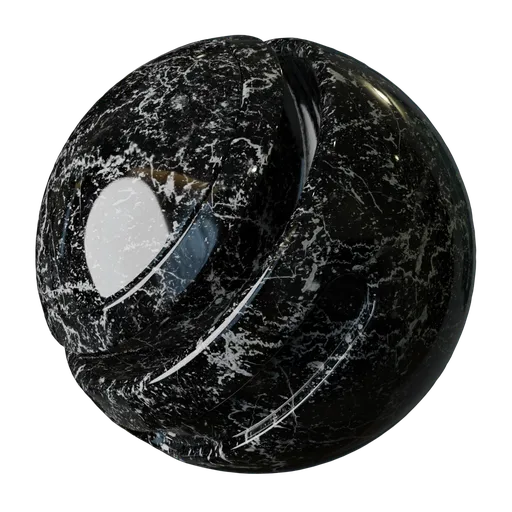 Black Veined Marble