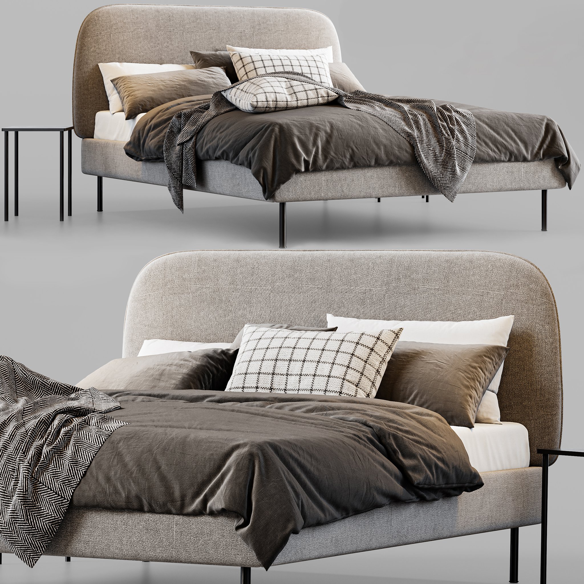 Ikea Wadheim Bed | 3D Bed models | BlenderKit