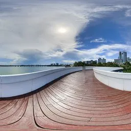 Seaside bridge during daytime