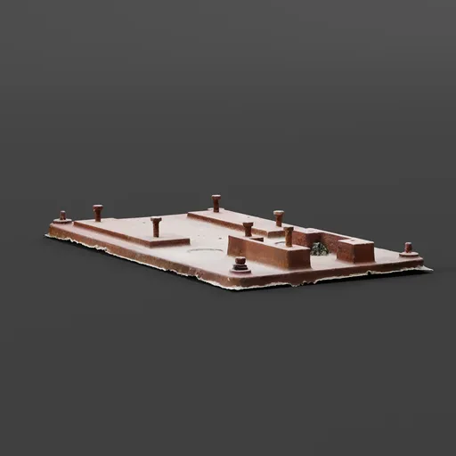 Rusted Metal Base-Plate