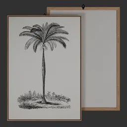 Botanical Canvas Wall Art/Picture Frame