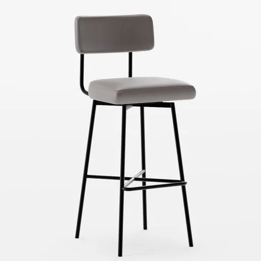 Leather  Brown Bar Stool