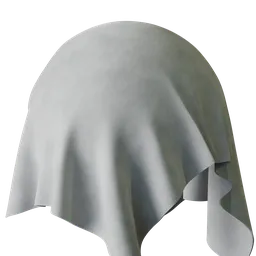 Procedural white fabric