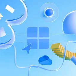 Windows glass morphism style wallpaper