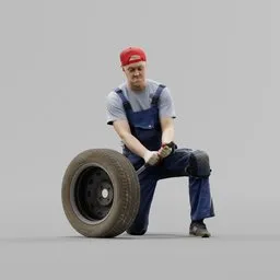 Car Mechanic Character