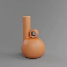 Abstract Handle Vases