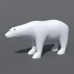 Cartoon Polar Bear