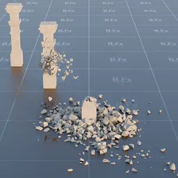 Animated Pillar Destruction