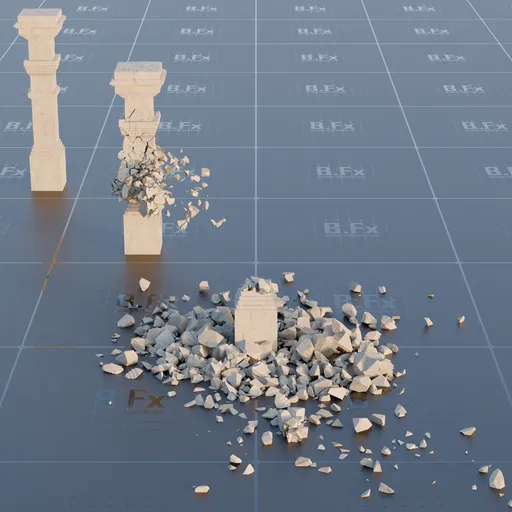 Animated Pillar Destruction