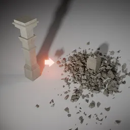 Animated Pillar Destruction