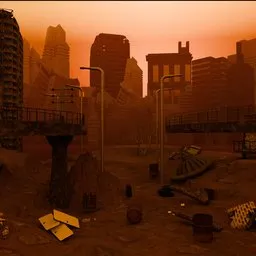 Post apocalypse city